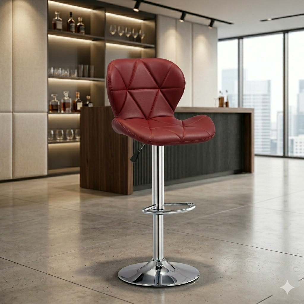 Paris Bar Chair for Home Kitchen with Footrest 3 years warranty