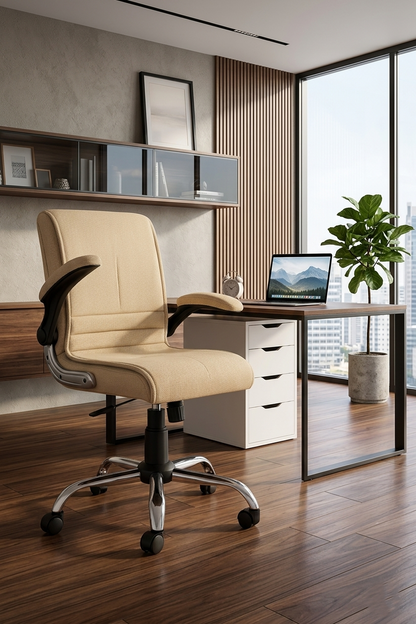 Iron Premium Leatherette with 3 years Parts Replacement warranty
