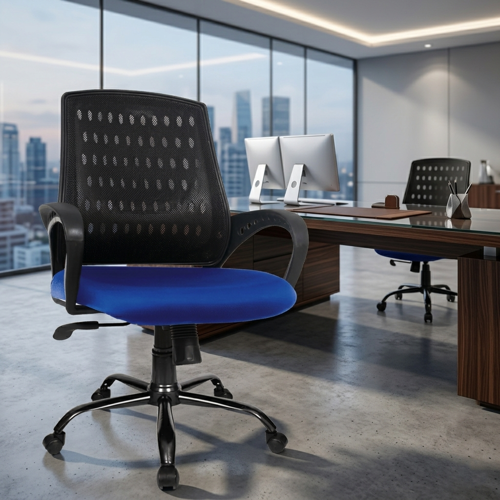 Core Mesh Mid-Back Ergonomic Office Chair (Blazia)
