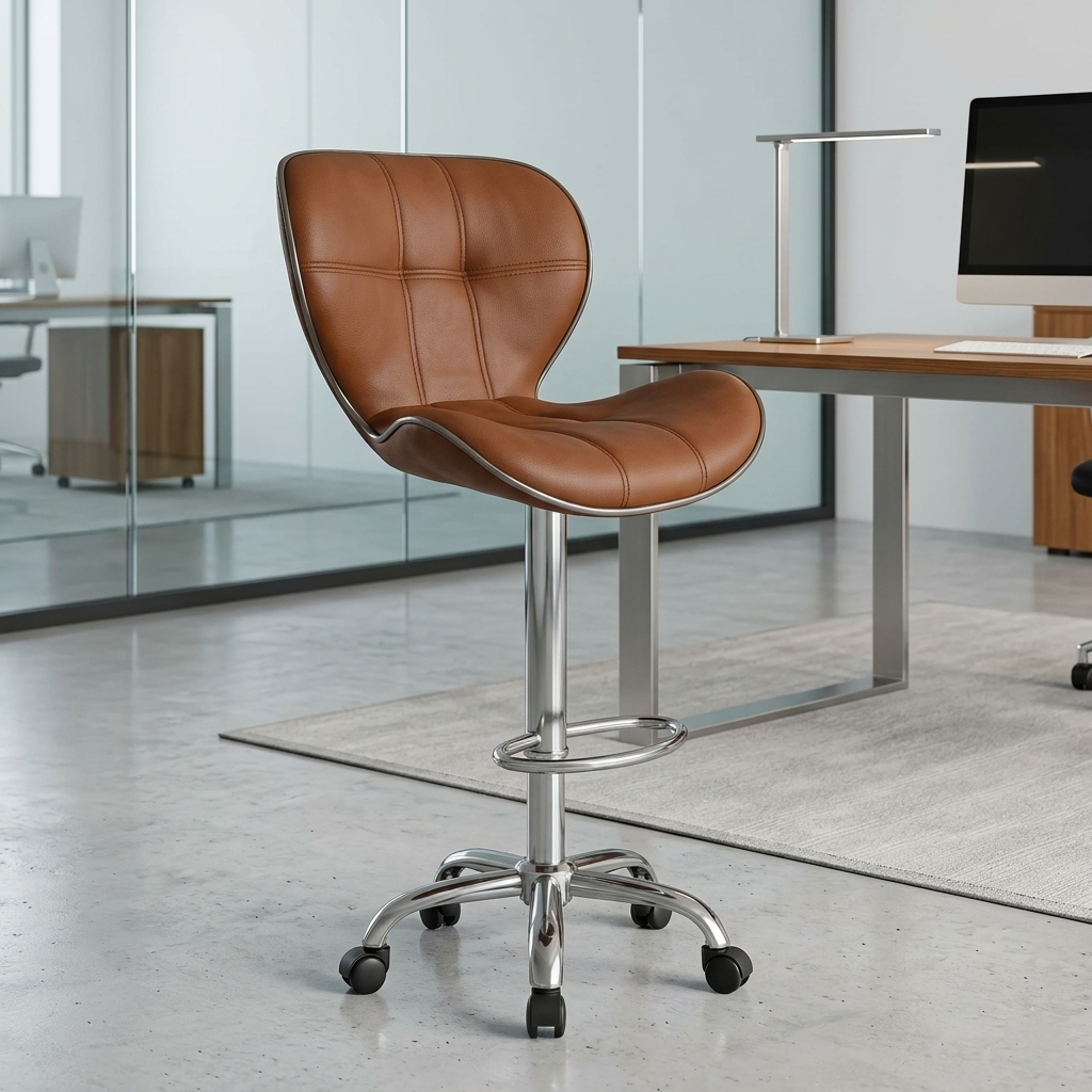 Fusion Revolving Stool with 3 years Parts Replacement warranty