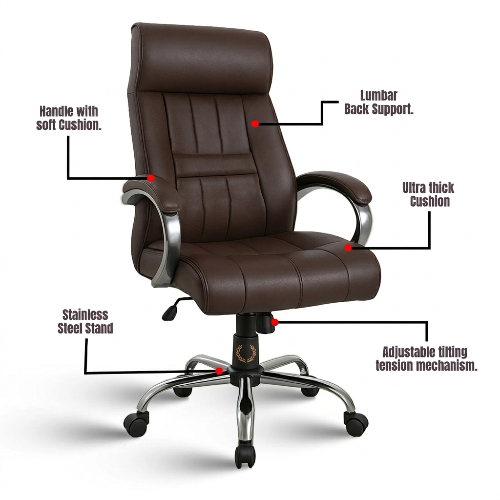 CR34 Premium Leatherette with 3 years Parts Replacement warranty