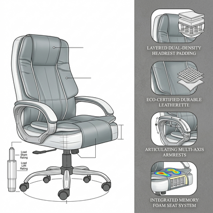 CR32 Premium Leatherette with 3 years Parts Replacement warranty