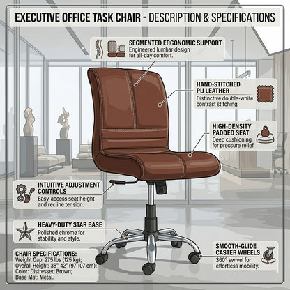 Luxoa Premium Leatherette with 3 years Parts Replacement warranty