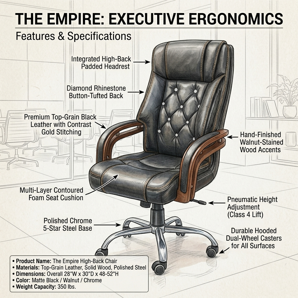 Luxe Premium Leatherette with 3 years Parts Replacement warranty
