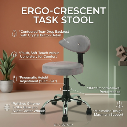 Rio Revolving Stool with 3 years Parts Replacement warranty