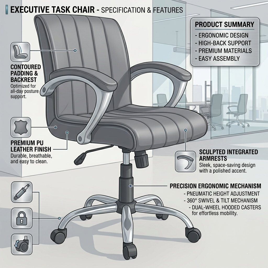 Smart Premium Leatherette with 3 years Parts Replacement warranty
