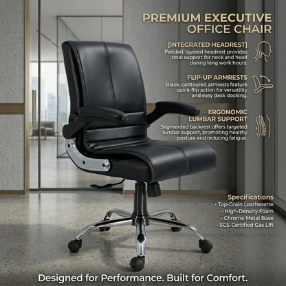 Iron Premium Leatherette with 3 years Parts Replacement warranty