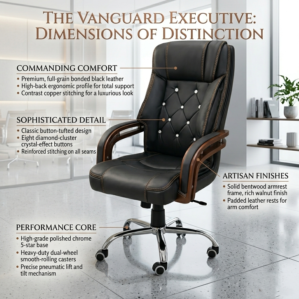 Luxe Premium Leatherette with 3 years Parts Replacement warranty