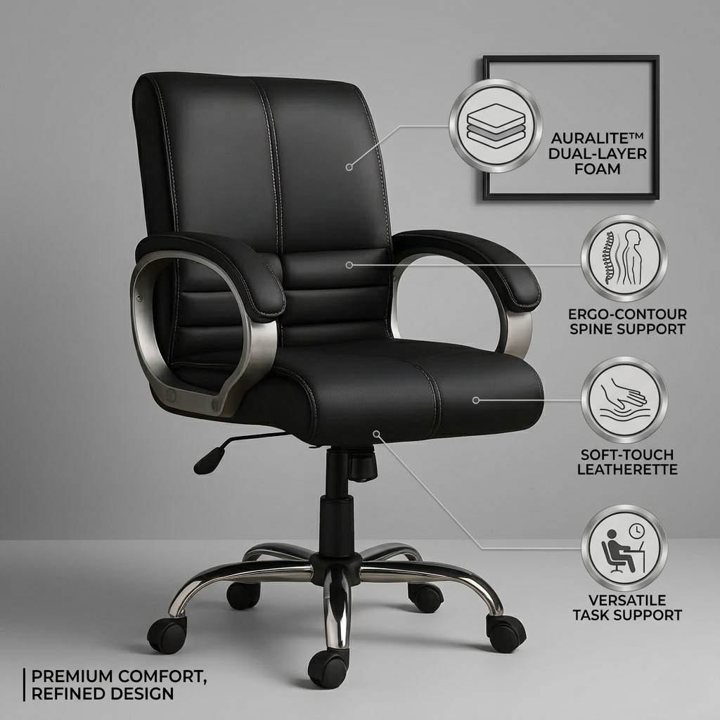 CR30 Premium Leatherette with 3 years Parts Replacement warranty