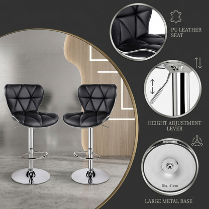 Imperio Bar Chair for Home Kitchen with Footrest  3 years warranty