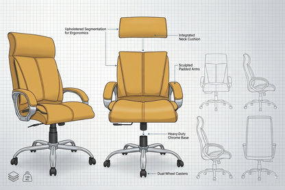 CR33 Premium Leatherette with 3 years Parts Replacement warranty