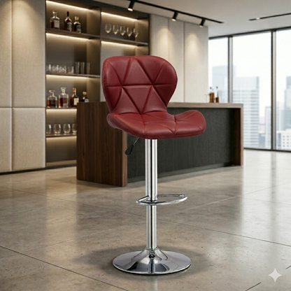 Paris Bar Chair for Home Kitchen with Footrest  3 years warranty