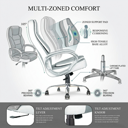 CR32 Premium Leatherette with 3 years Parts Replacement warranty