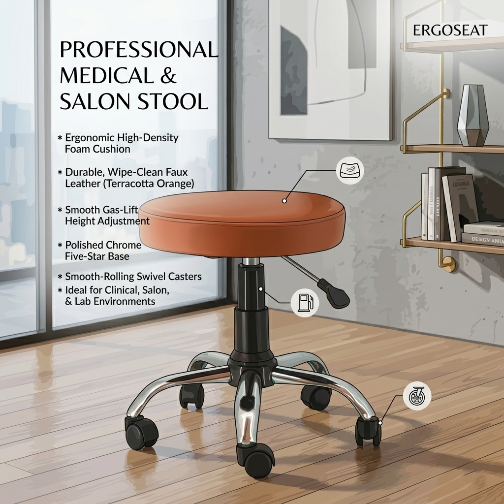 Tokyo Revolving Stool with 3 years Parts Replacement warranty