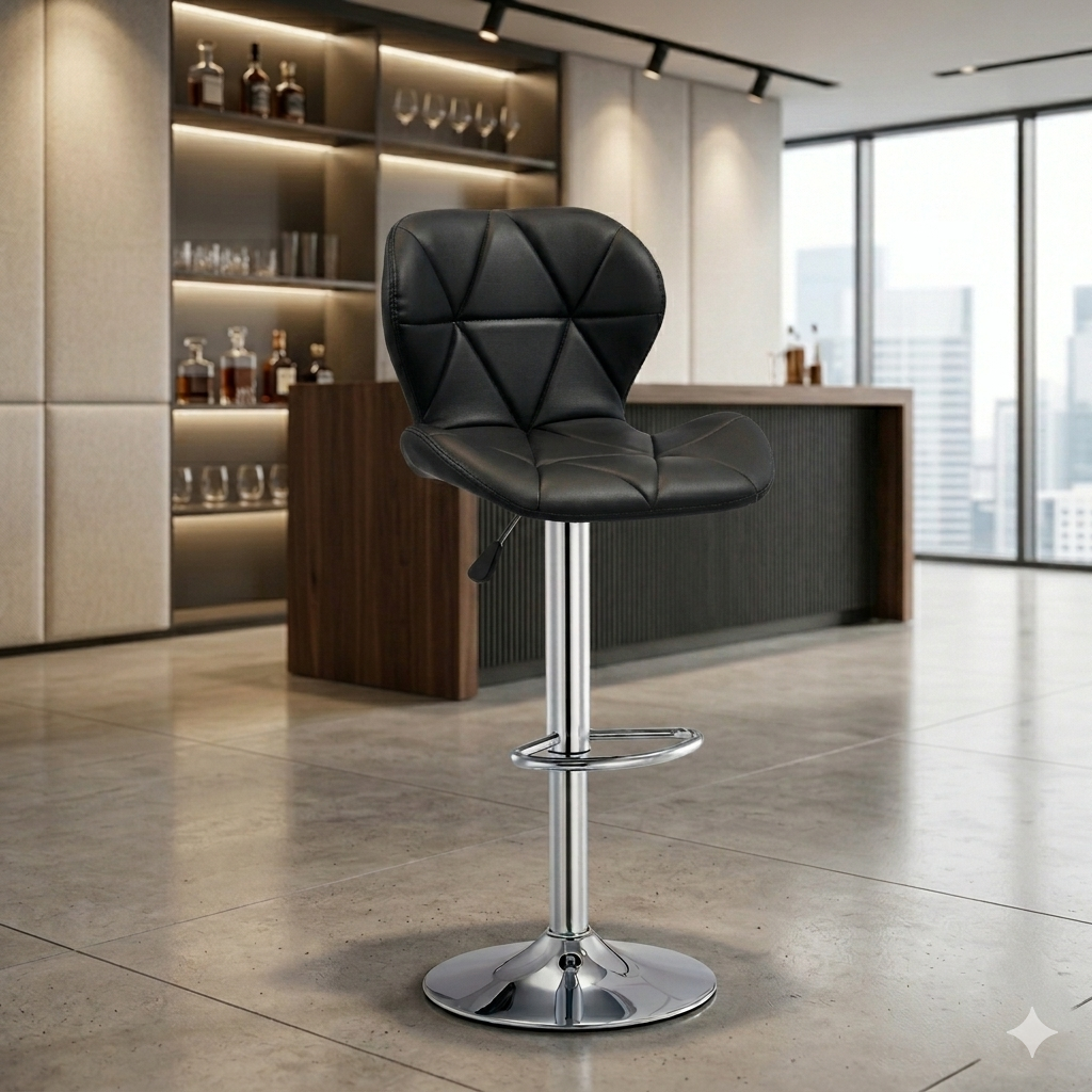 Paris Bar Chair for Home Kitchen with Footrest  3 years warranty